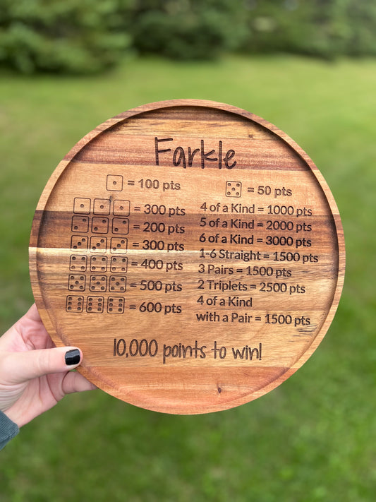 Farkle Tray