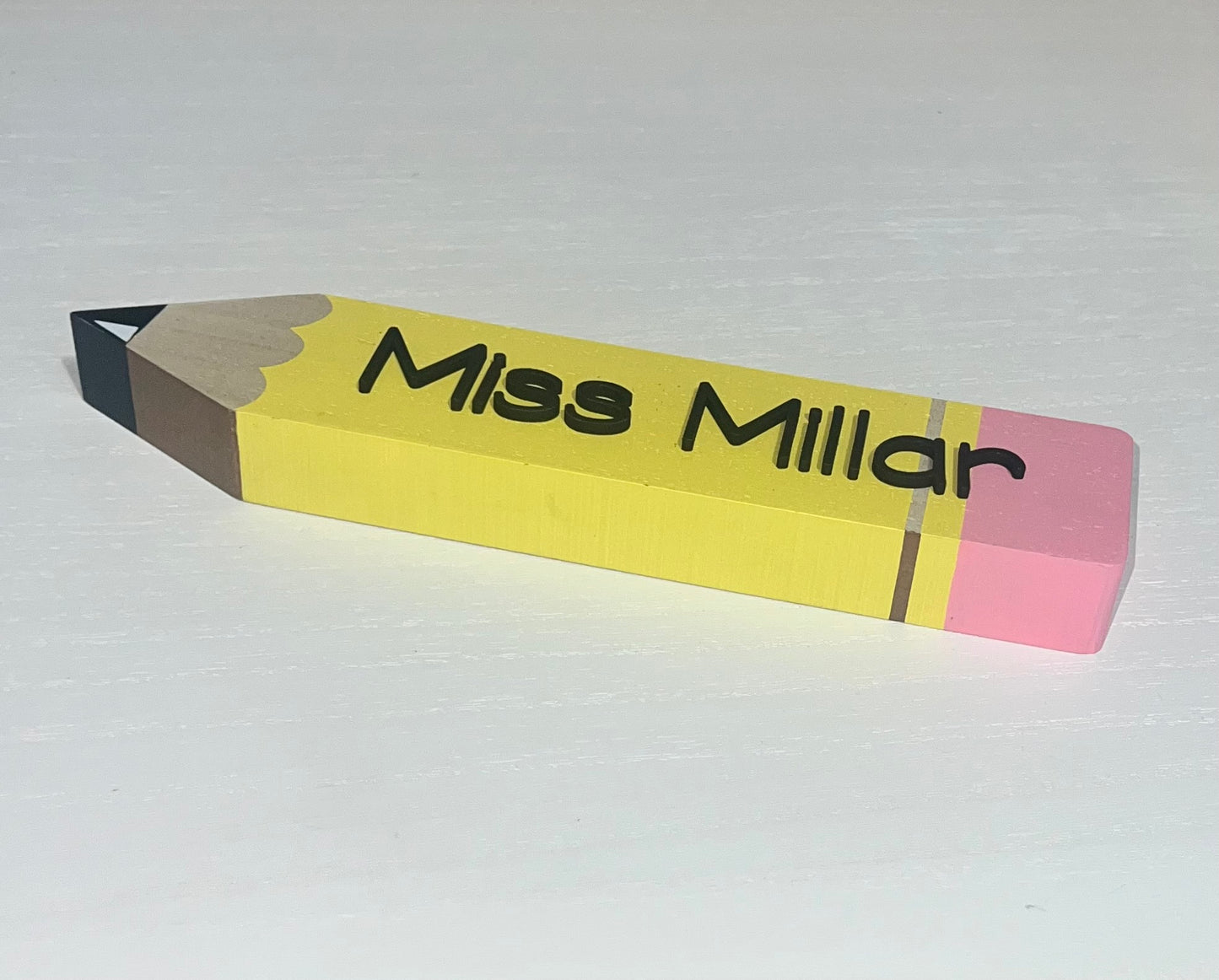 Personalized Pencil Nameplate